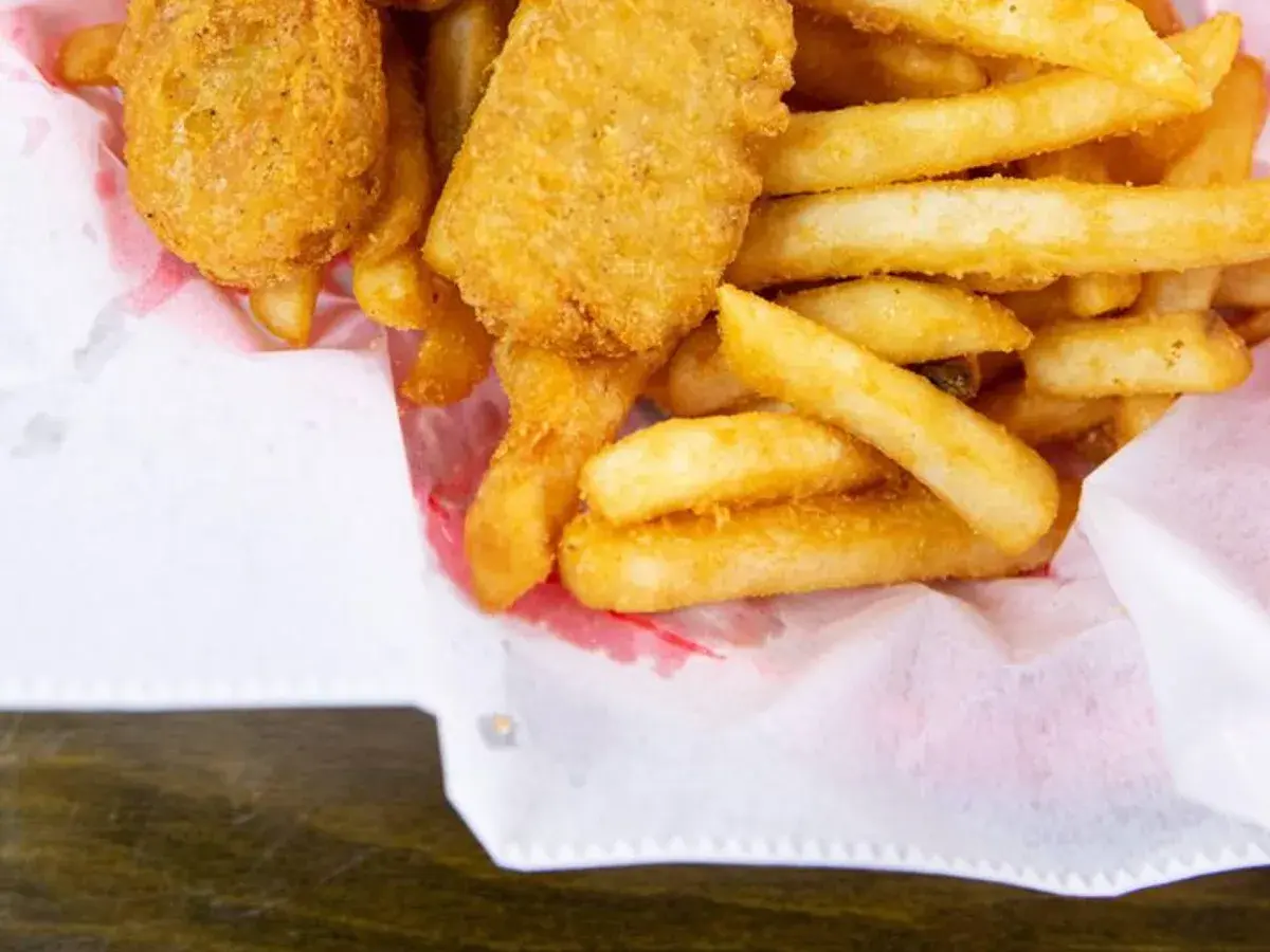 Chicken Nuggets & French Fries at Palomar Fish Tacos