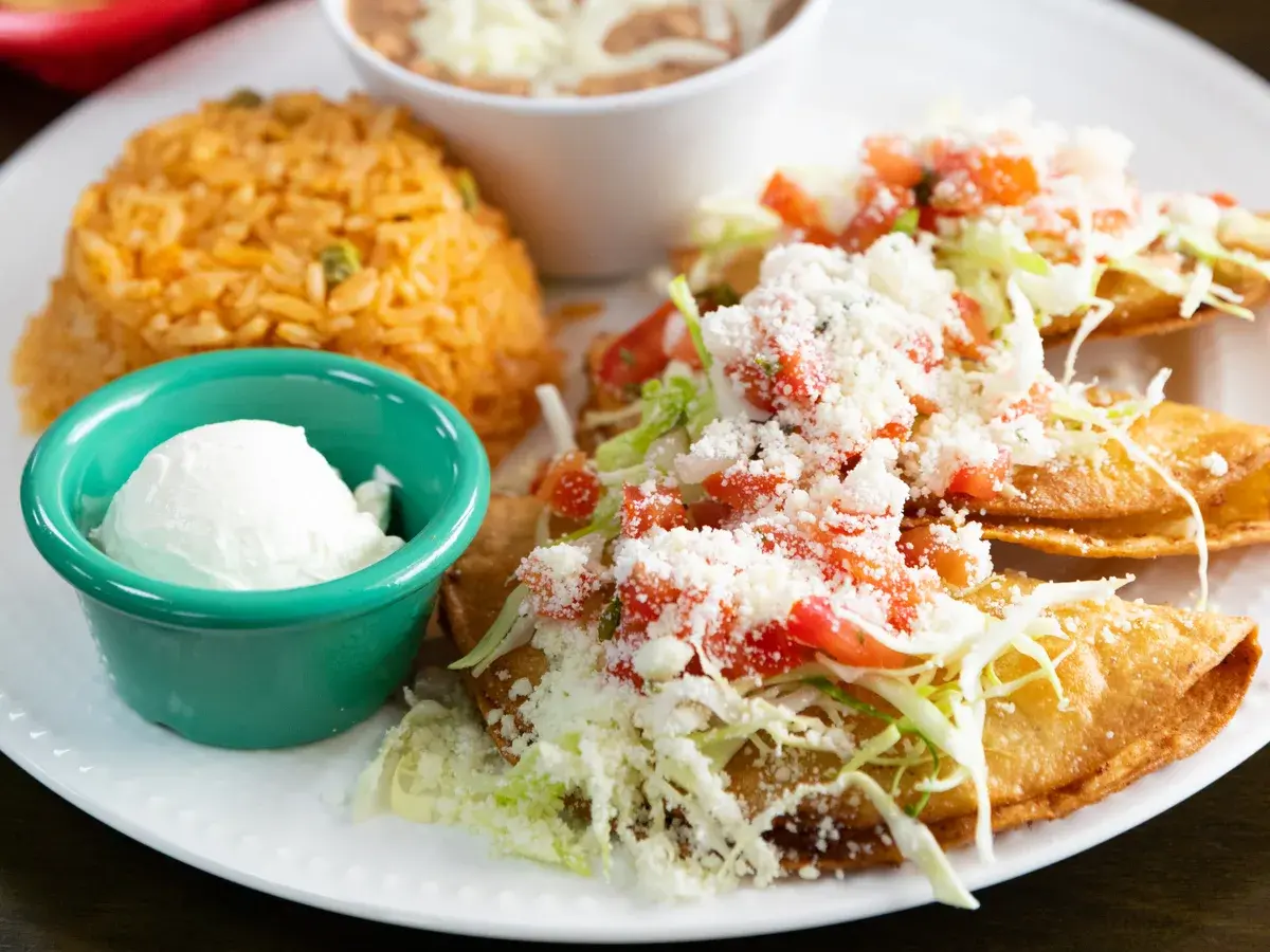 Hard Shell Tacos Combo at Palomar Fish Tacos