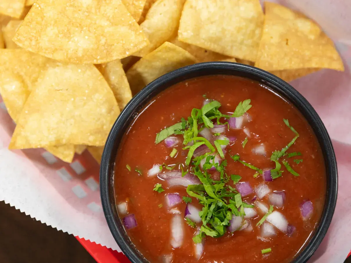 Tortilla Chips & Salsa at Palomar Fish Tacos