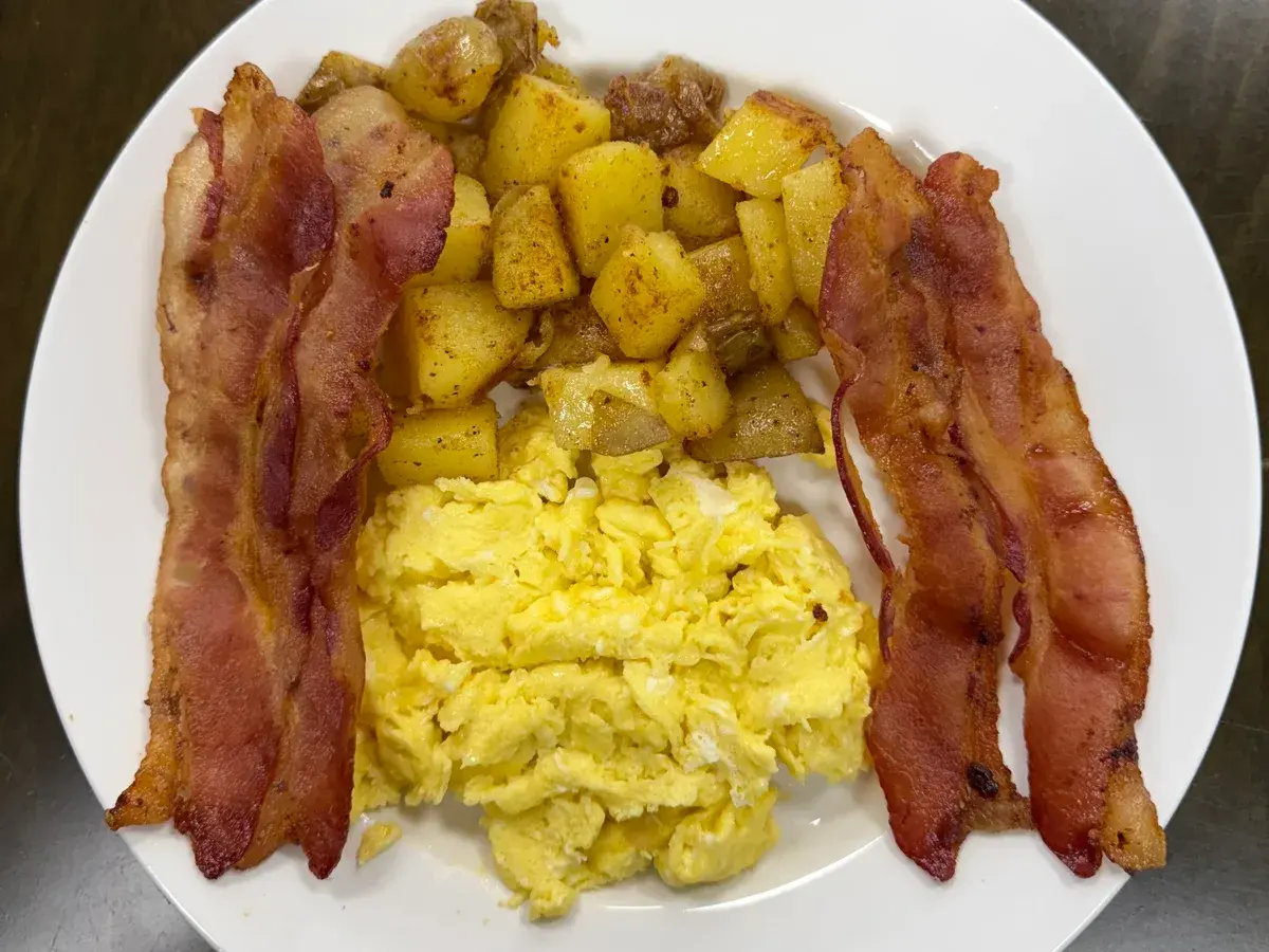 Bacon & 2 Eggs at Palomar Fish Tacos