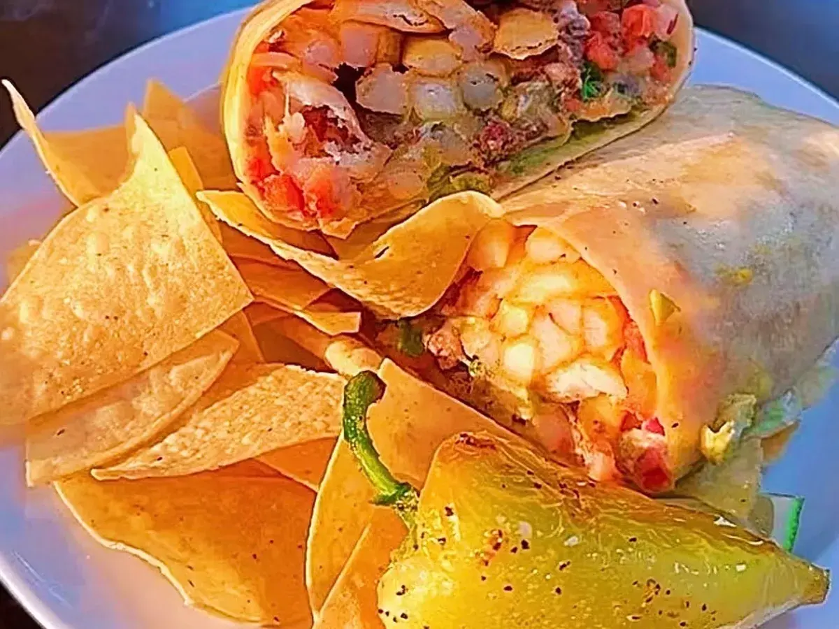 California Burrito at Palomar Fish Tacos