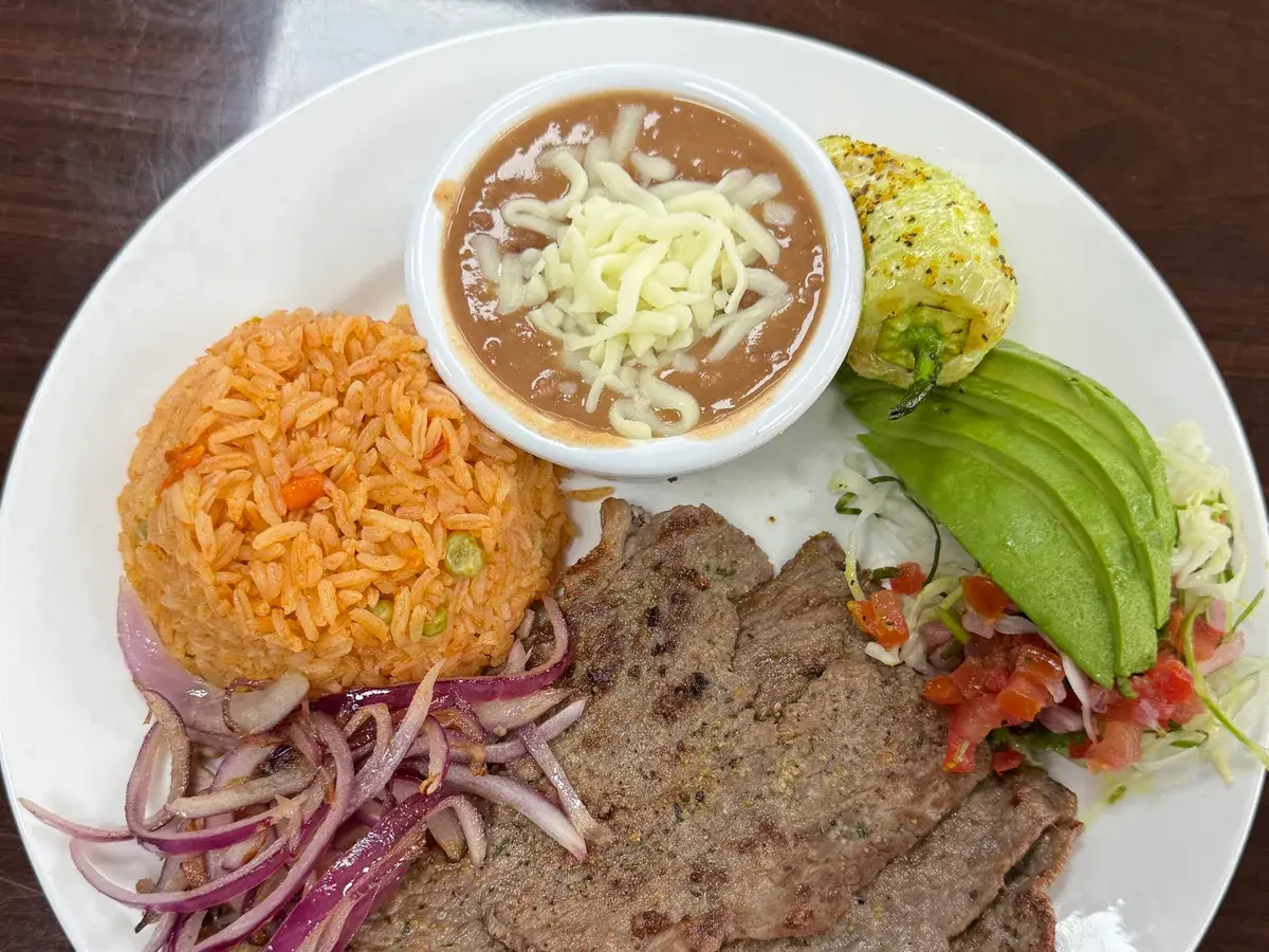 Carne Asada Plate at Palomar Fish Tacos
