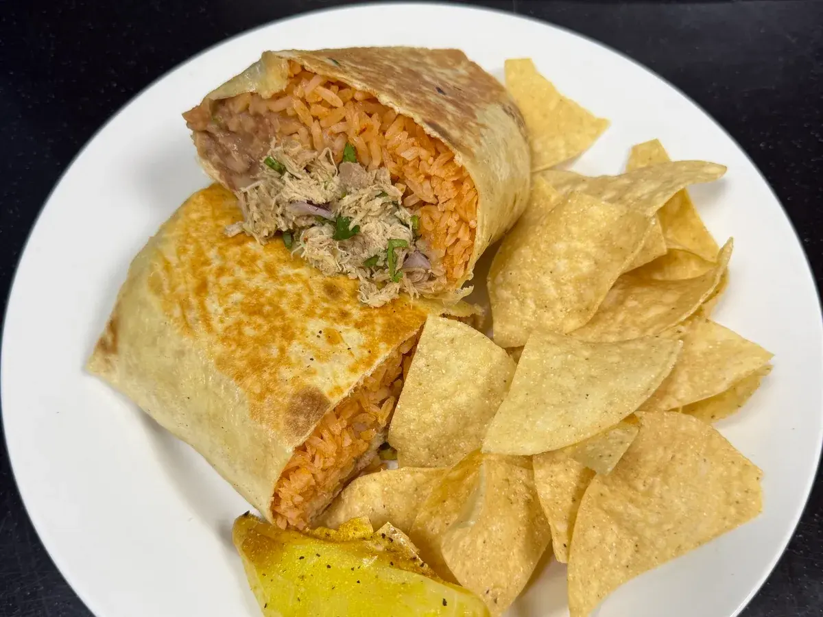 Chicken Burrito at Palomar Fish Tacos