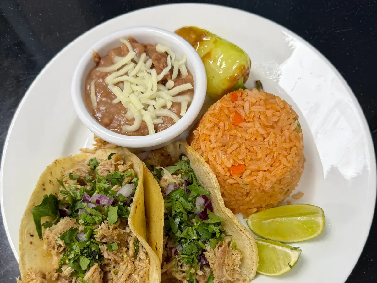 Chicken Tacos Combo at Palomar Fish Tacos
