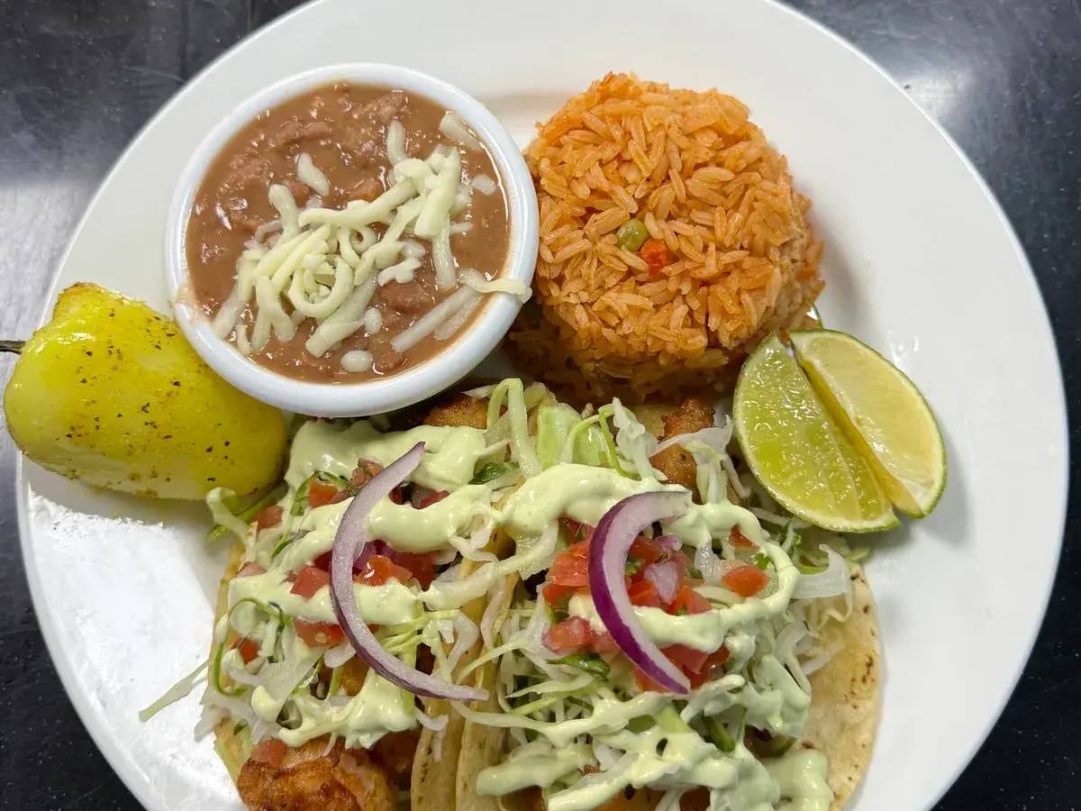 Mix Tacos Combo at Palomar Fish Tacos