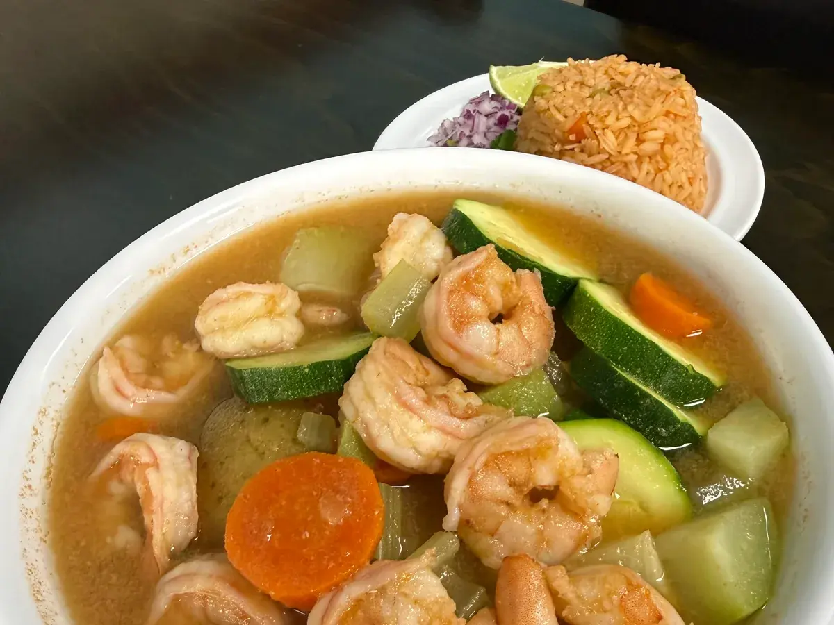Shrimp Soup at Palomar Fish Tacos