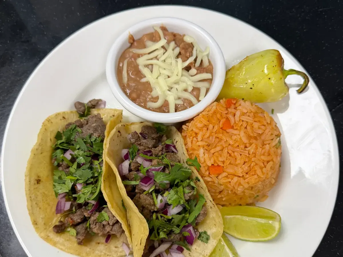 Steak Tacos Combo at Palomar Fish Tacos
