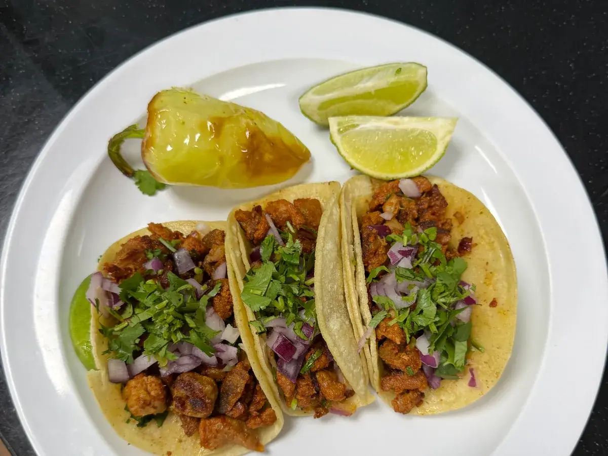 3 Street Al Pastor Tacos at Palomar Fish Tacos